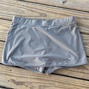 Nike Women's Grey Athletic Skort with Built-In Shorts